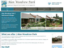 Tablet Screenshot of alanwoodrowpark.co.za